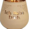 Windlicht Ich liebe Dich