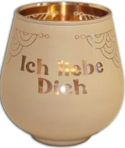 Windlicht Ich liebe Dich