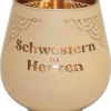Windlicht Schwestern Herzen Kult