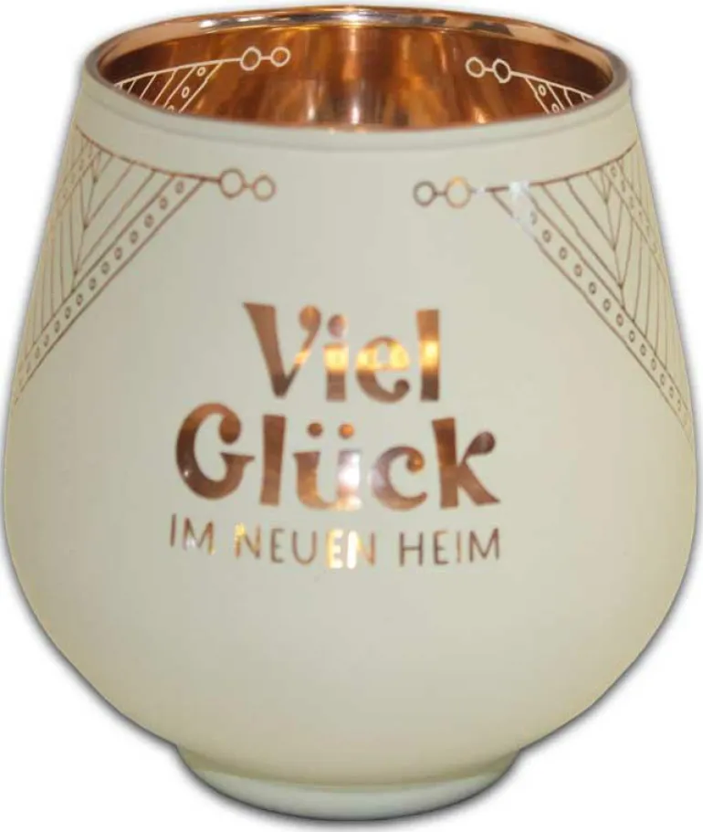 Windlicht Viel Glück Heim Kult
