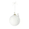 Winterkugel Hase D.8cm