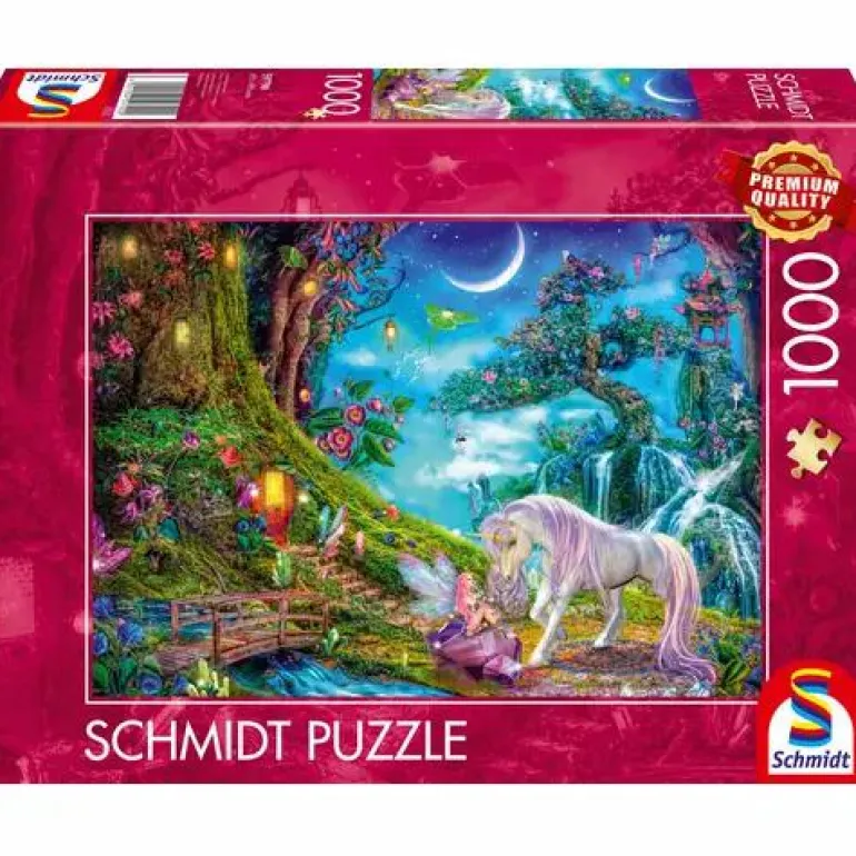 Wo Sich Einhorn Und Elfe Gute Nacht 1000 Teile