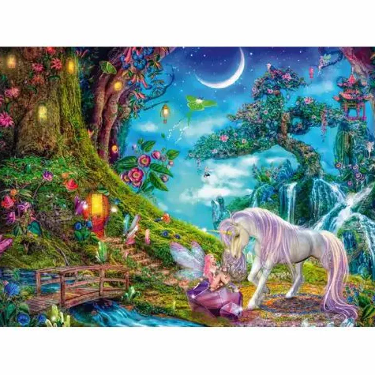 Wo Sich Einhorn Und Elfe Gute Nacht 1000 Teile