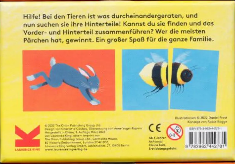 Wo ist mein Po? Tier-Memo