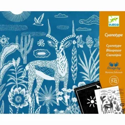 Workshop Blaudruck: Savanne bei Nacht