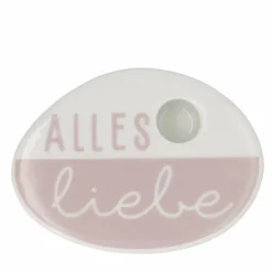 Wunschkerze ,, Alles Liebe 7x5x2cm "