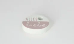 Wunschkerze ,, Alles Liebe 7x5x2cm 