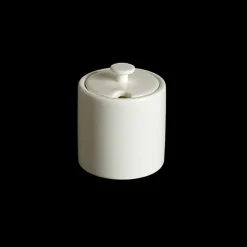 Zuckerdose 0,25 l zylindrisch Weiss Fine Bone Chin