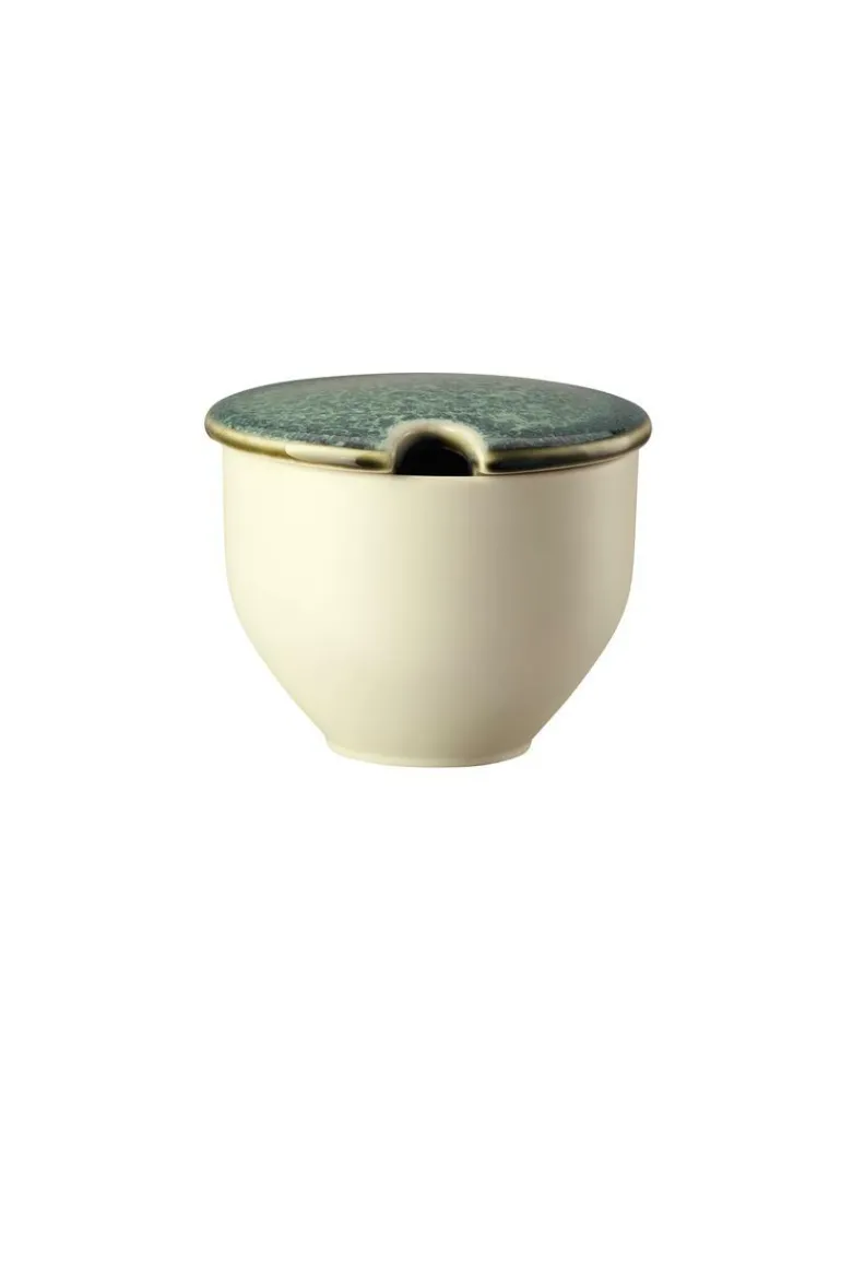 Zuckerdose m. Einschnitt, 0,28 l, Junto / Aquamari